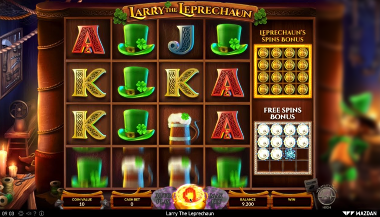 Larry the Leprechaun Slots SpinGenie