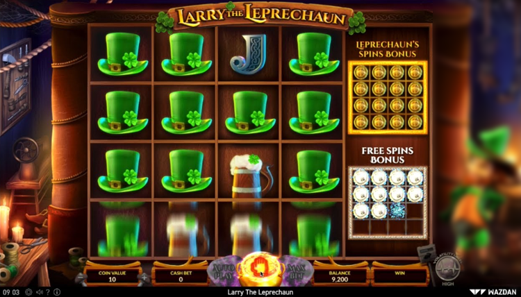 Larry the Leprechaun Slots SpinGenie