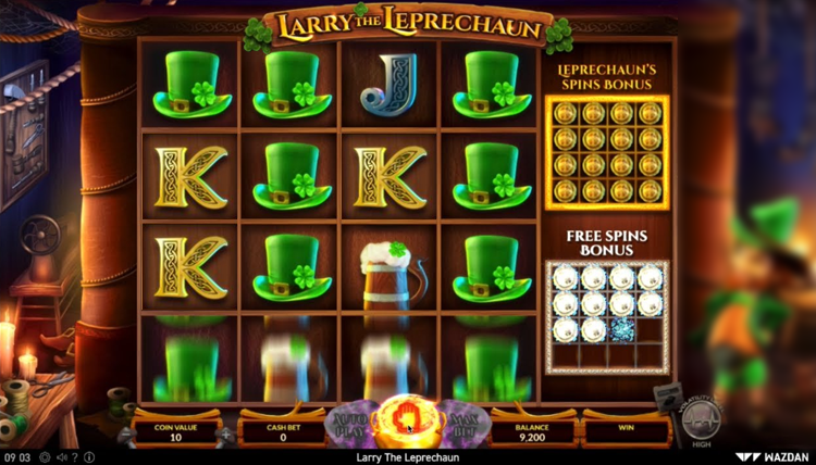 Larry the Leprechaun Slots SpinGenie