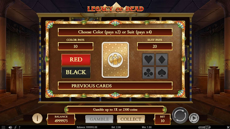 Legacy of Dead Slots SpinGenie