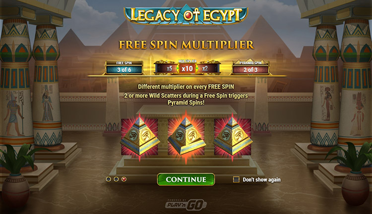 Legacy of Egypt Slots SpinGenie