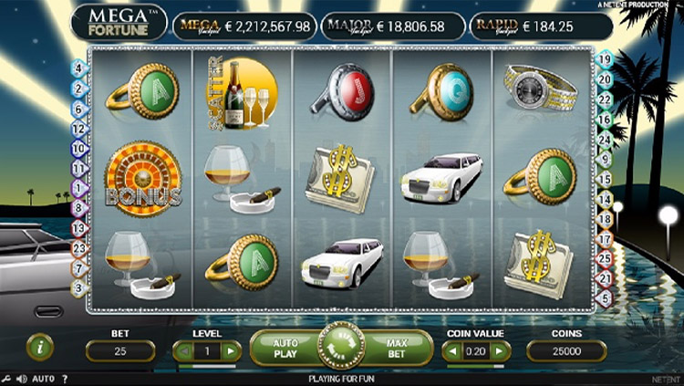 Mega Fortune Slots SpinGenie