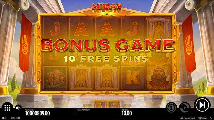 Midas Golden Touch Slots SpinGenie