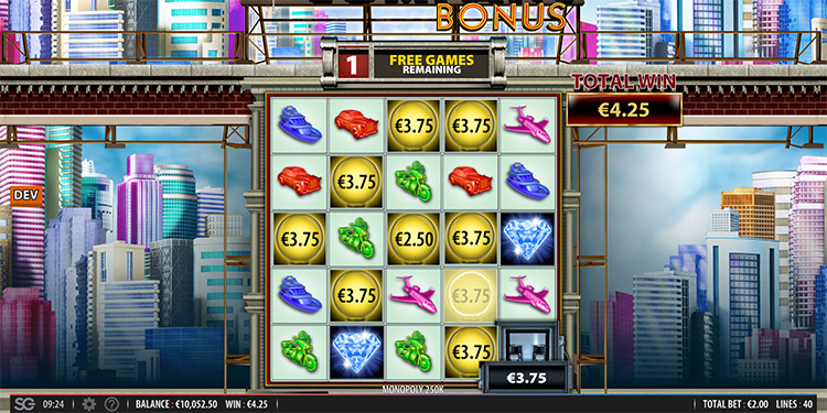 Monopoly 250k Slots SpinGenie