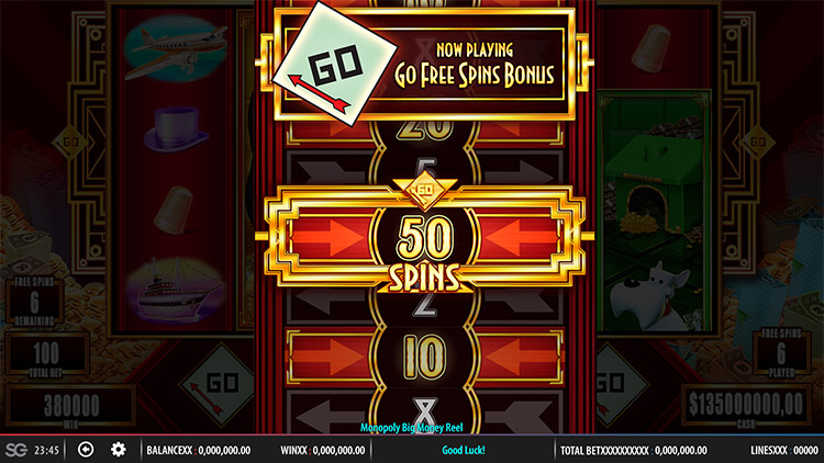 Monopoly Big Money Reel Slots SpinGenie