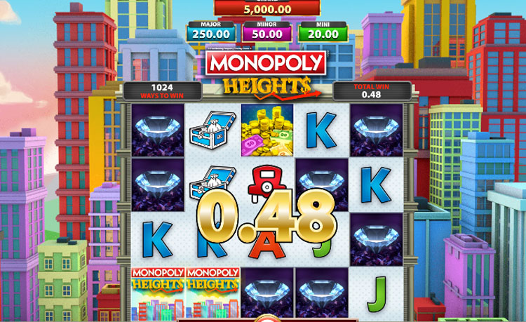 Monopoly Heights Slots SpinGenie