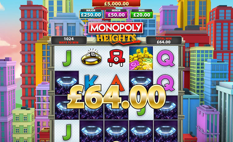 Monopoly Heights Slots SpinGenie