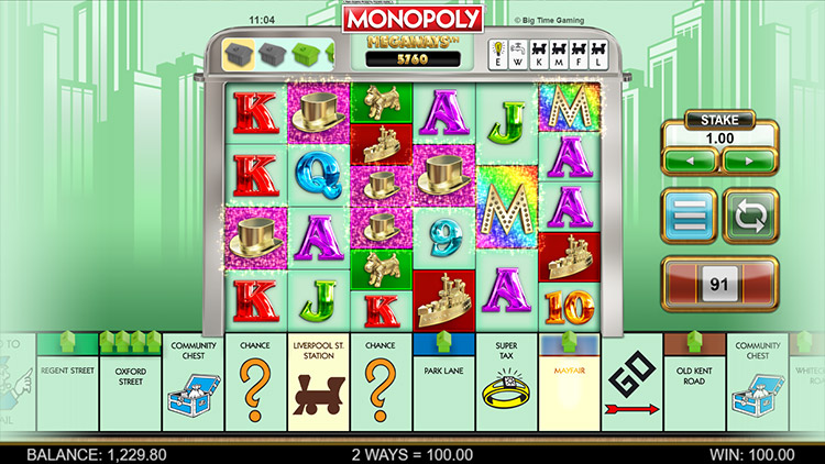 Monopoly Megaways Slots SpinGenie