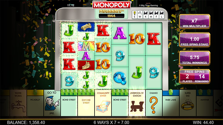 Monopoly Megaways Slots SpinGenie