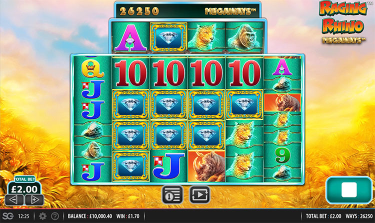 Raging Rhino Megaways Slots SpinGenie