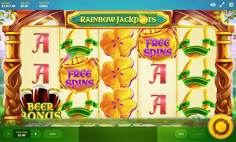 Rainbow Jackpots Slots SpinGenie