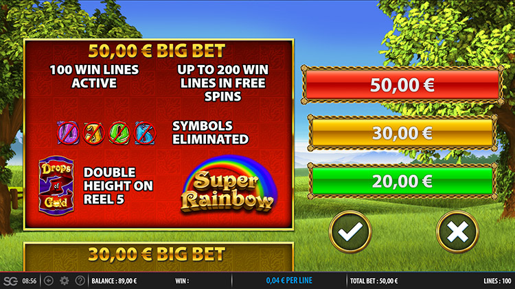 Rainbow Riches Drops Of Gold Slots SpinGenie