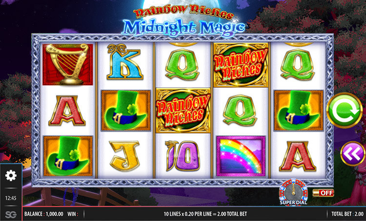 Rainbow Riches Midnight Magic Slots SpinGenie