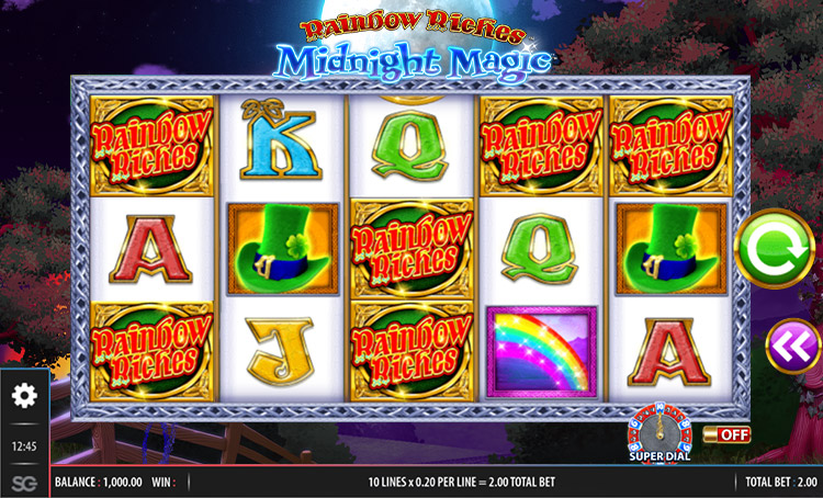 Rainbow Riches Midnight Magic Slots SpinGenie