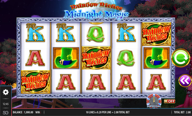 Rainbow Riches Midnight Magic Slots SpinGenie