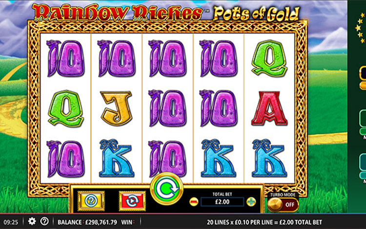 Rainbow Riches Pots of Gold Slots SpinGenie