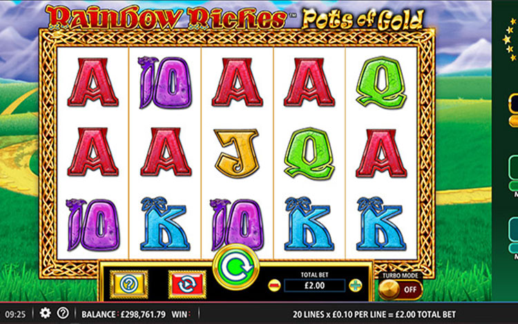 Rainbow Riches Pots of Gold Slots SpinGenie