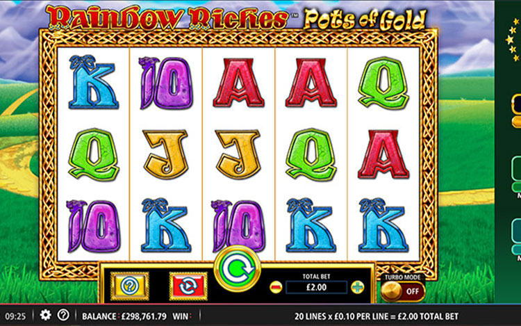Rainbow Riches Pots of Gold Slots SpinGenie