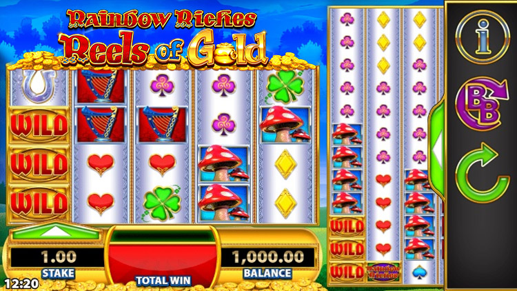 Rainbow Riches Reels of Gold Slots SpinGenie