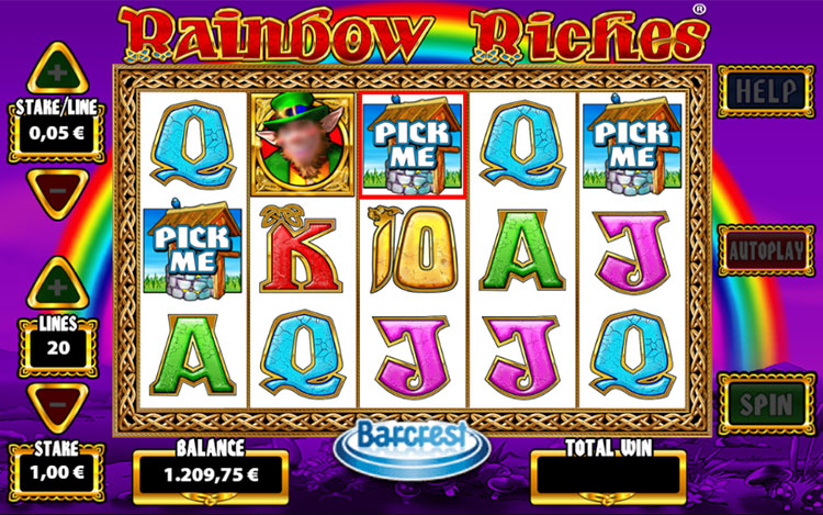 Rainbow Riches Retro Slots SpinGenie