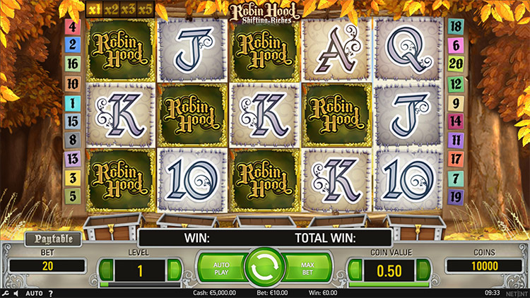 Robin Hood: Shifting Riches Slots SpinGenie