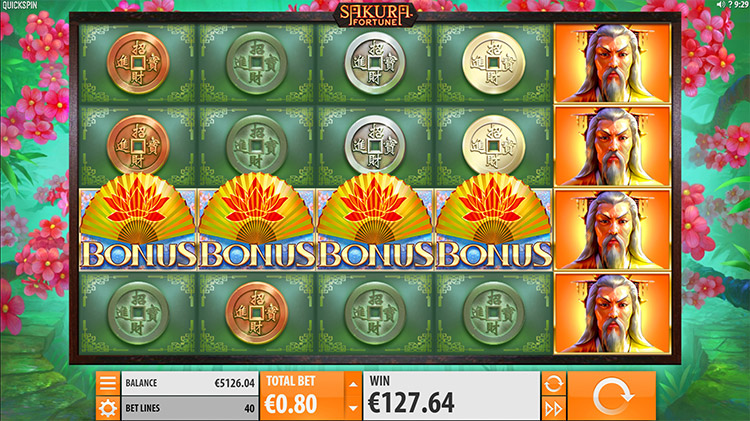 Sakura Fortune Slots SpinGenie