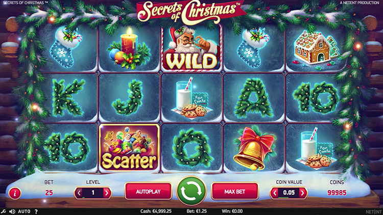 Secrets of Christmas Slots SpinGenie