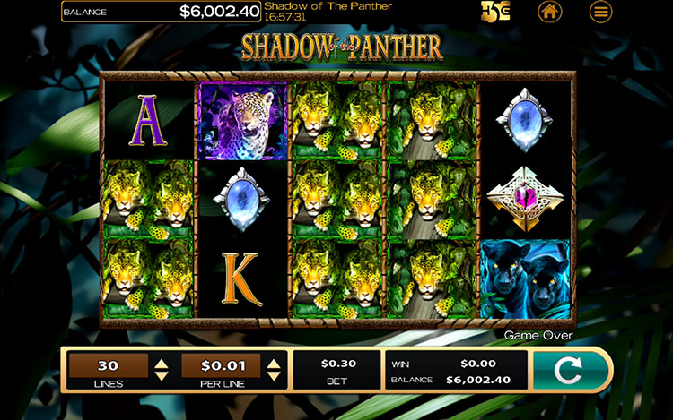 Shadow of the Panther Slots SpinGenie