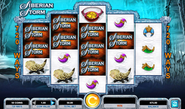 Siberian Storm Slots SpinGenie