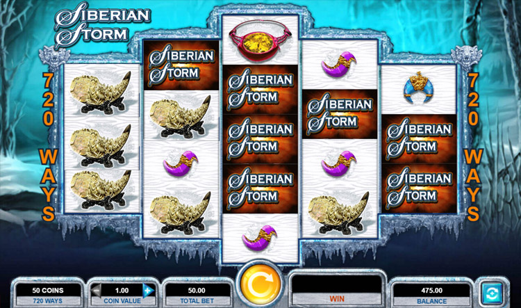 Siberian Storm Slots SpinGenie