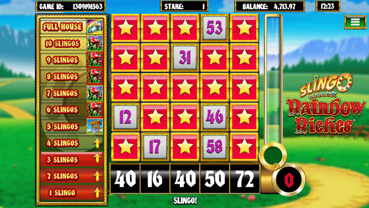 Slingo Rainbow Riches Slots SpinGenie