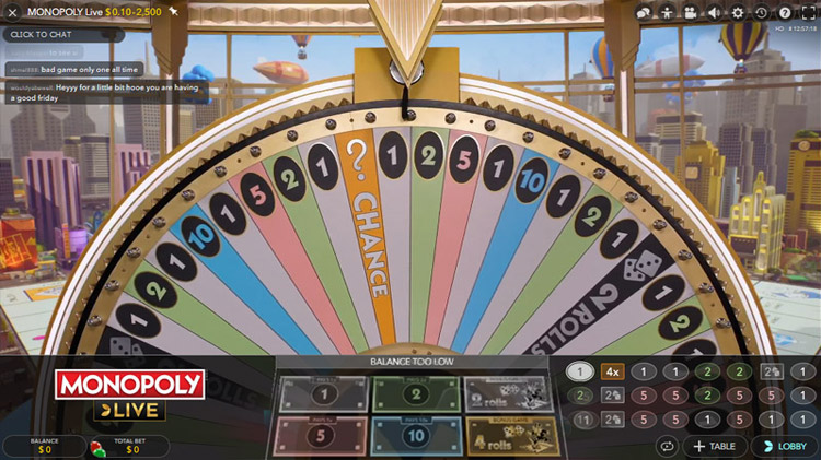 MONOPOLY Live Slots SpinGenie