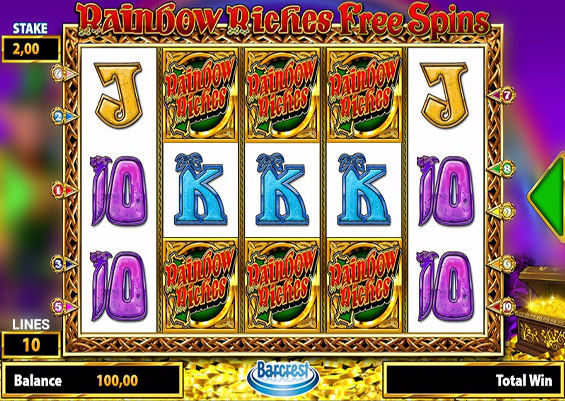 Rainbow Riches Free Spins Slots SpinGenie