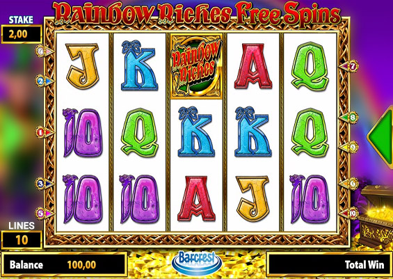 Rainbow Riches Free Spins Slots SpinGenie