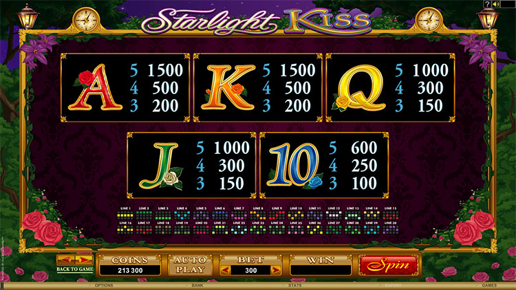 Starlight Kiss Slots SpinGenie