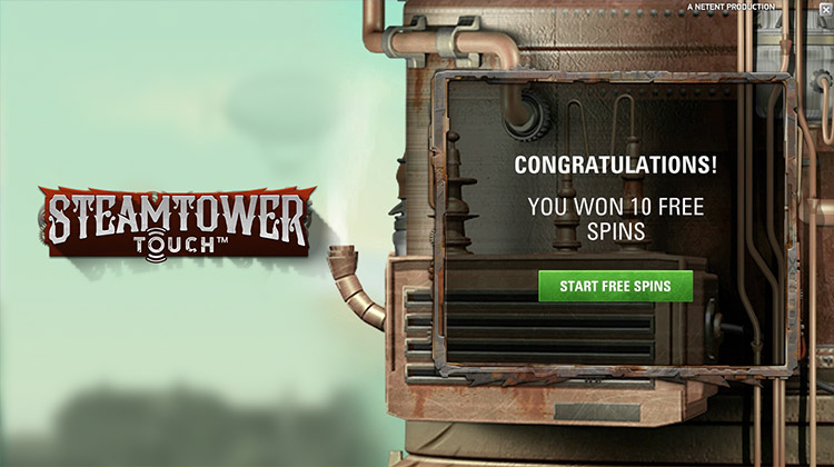 Steam Tower Slots SpinGenie
