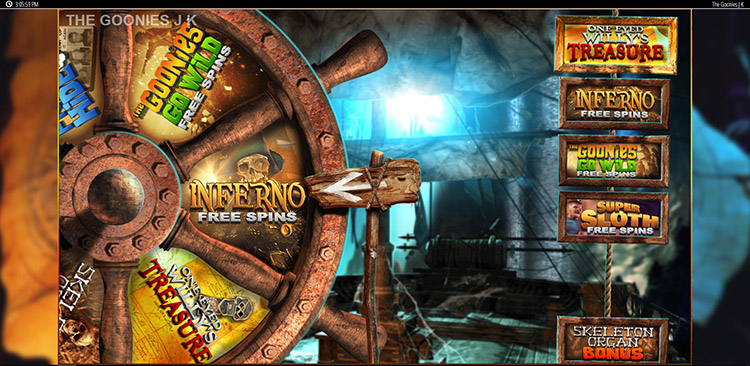 The Goonies JPK Slots SpinGenie