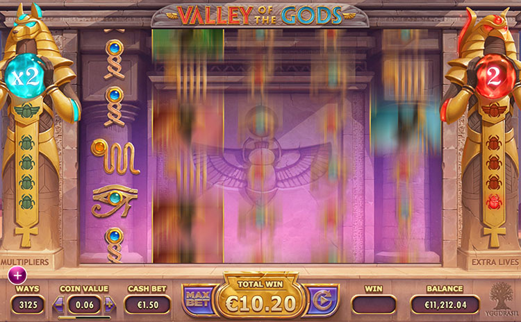 Valley of the Gods Slots SpinGenie