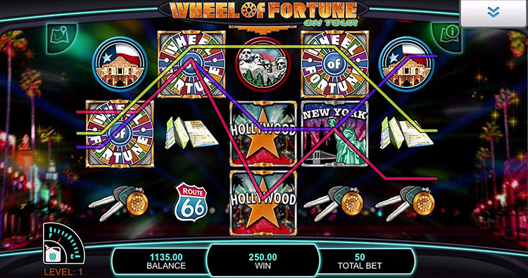 Wheel of Fortune on Tour Slots SpinGenie