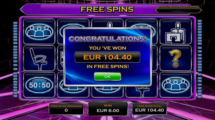 Who Wants to be a Millionaire Slots SpinGenie