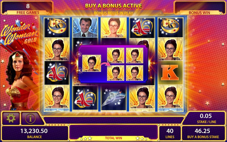 Wonder Woman Gold Slots SpinGenie