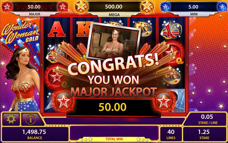 Wonder Woman Gold Slots SpinGenie